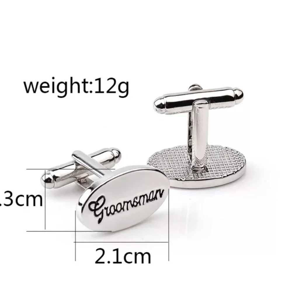God Father Silver Cuff Links